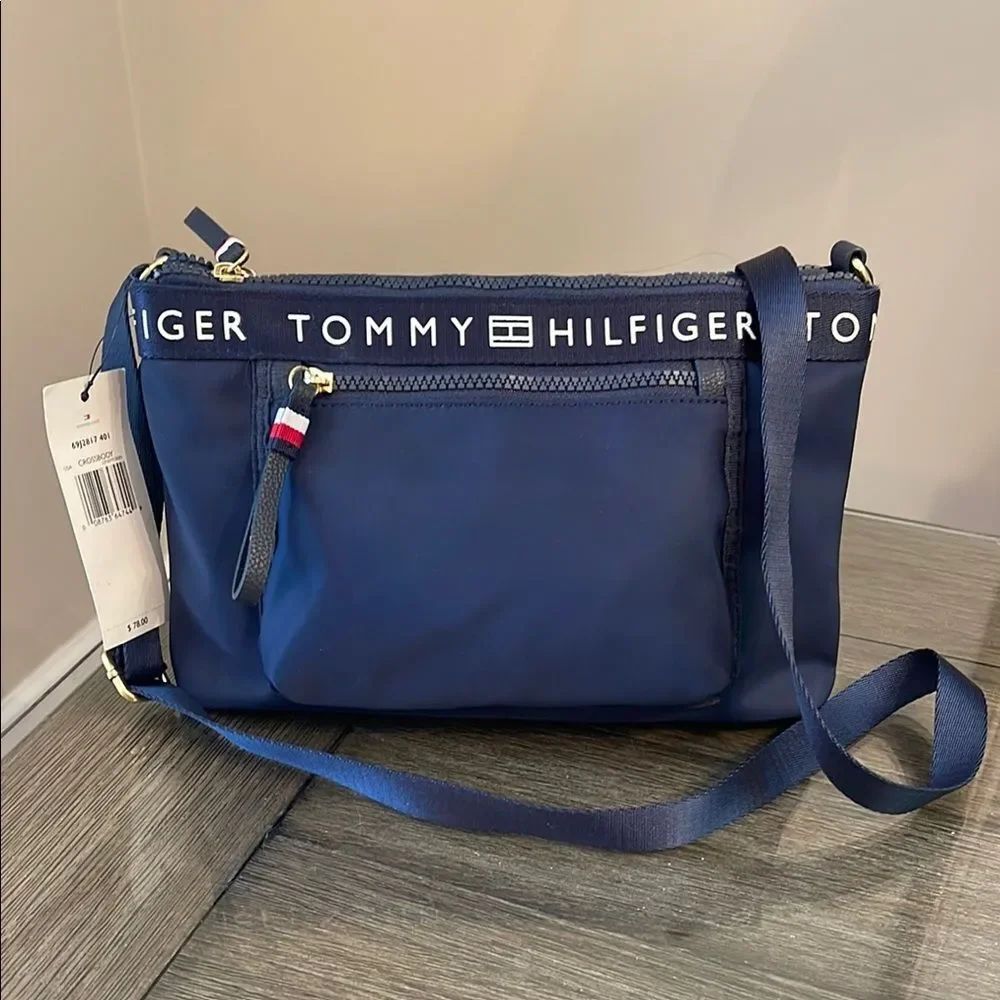 Tommy Hilfiger Nylon Navy Crossbody Bag 69J2817401 NWT
